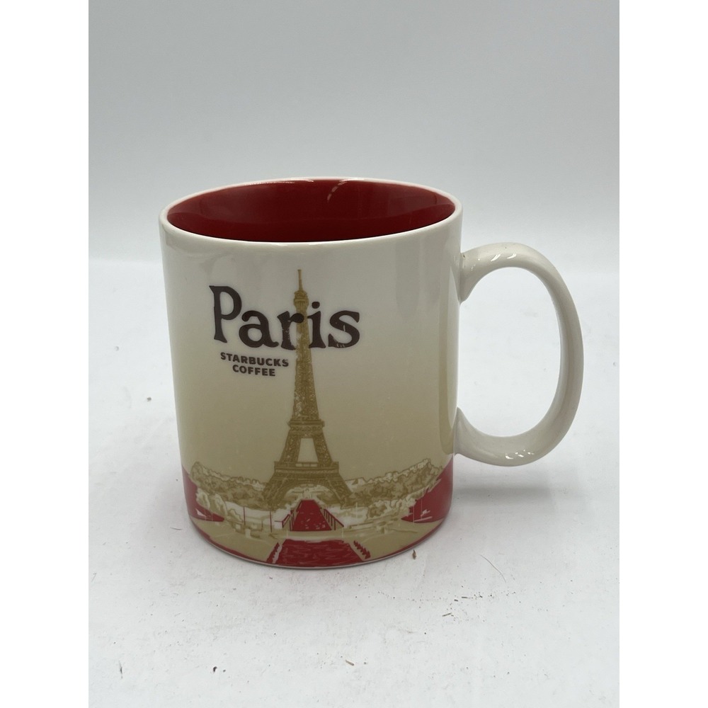Starbucks Paris France Eiffel Tower Mug 16 oz 2012 City Collector Series